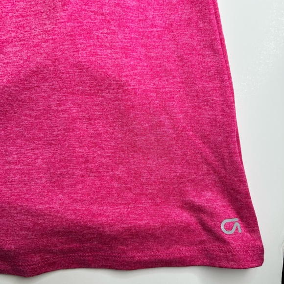 GapFit Brushed Tech Jersey Dress Athletic Pink Attached Shorts Dry Wicking XS - Picture 4 of 11